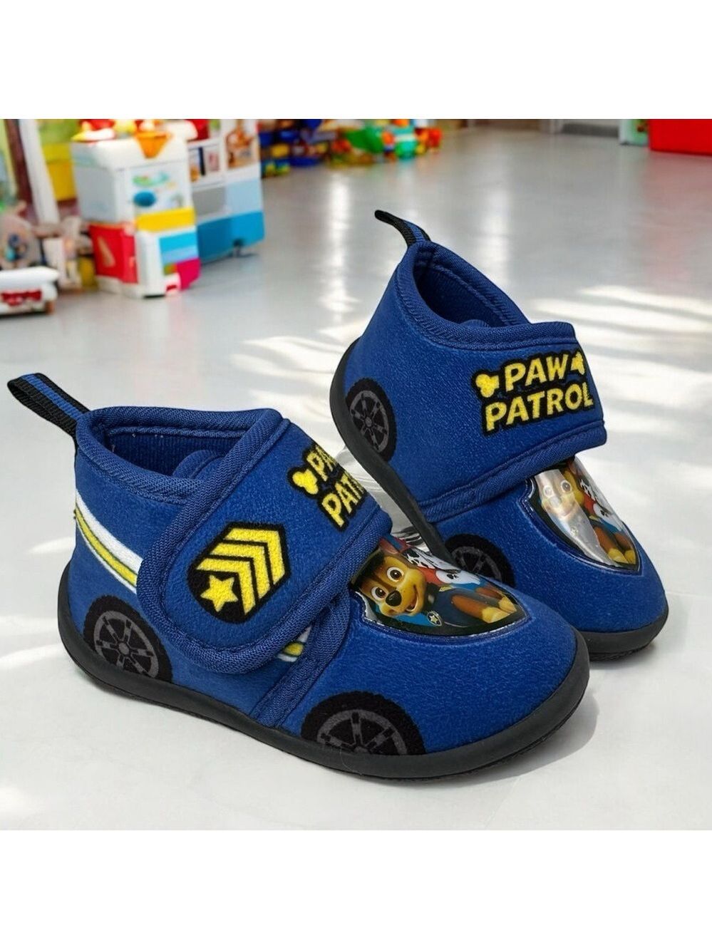 Paw Patrol Kids Blue Slippers Size 5/6